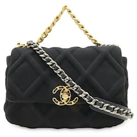 Borsa Chanel 19 Matelassé Coco Mark Chain