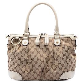 Borsa Sukey in tela GG beige Gucci