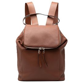 LOEWE Goya Rucksack aus Leder braun Large
