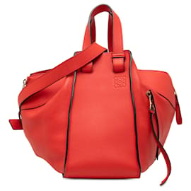 Borsa Hammock LOEWE in pelle di vitello rossa Small
