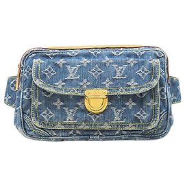 Riñonera Louis Vuitton Blue Monogram Denim