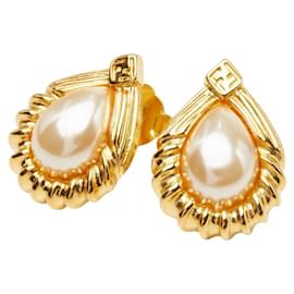 Orecchini a lobo Fendi Vintage Drop Stud