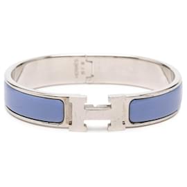 Hermes Click H PM Logo Enamel Charm Bracelet - Hermès