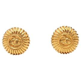 Orecchini a clip rotondi Chanel Coco Mark