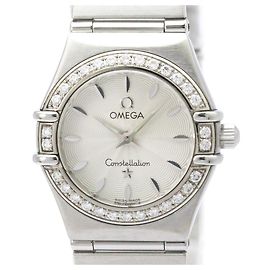 OMEGA Constellation Diamant MOP Zifferblatt Stahl Quarz Damenuhr