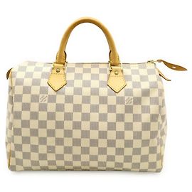 Louis Vuitton Damier Azur Speedy 30 Handbag