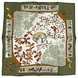 Pañuelo de seda Hermès - Petit Carré, Neige d'Antan