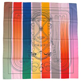 Pañuelo de seda de doble cara Hermes - Hermès