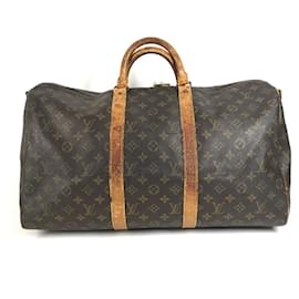 Borsa da viaggio Louis Vuitton Monogram Keepall Bandoulière 50