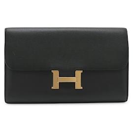 Portefeuille long à rabat Hermes Constance - Hermès