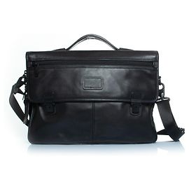 Tumi, borsa da lavoro Alpha slim flap in pelle
