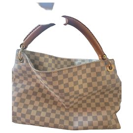 Louis Vuitton Borsa Damier Azur con manico intrecciato