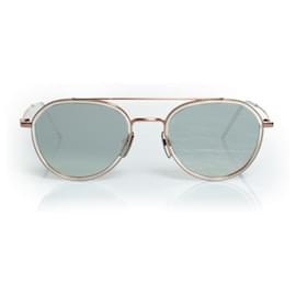 Occhiali da sole Thom Browne, TB801 con lenti a specchio