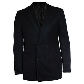 Alexander McQueen, Doppelreversblazer Schwarz