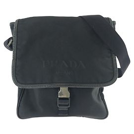 Borsa a tracolla Prada Nylon Tessuto Logo