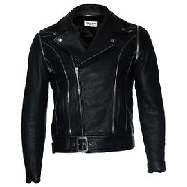 Saint Laurent, giacca in pelle con multi cerniera 2015