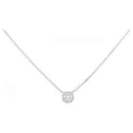 Autre Marque Colar de diamantes em ouro branco Au750