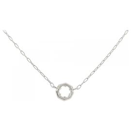 Autre Marque Collana in oro bianco Au750 e diamanti