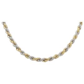 Autre Marque Collana Au750/Platinum850