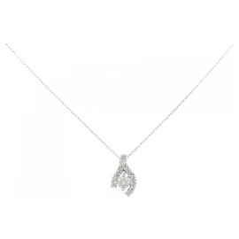 Autre Marque Collana in oro bianco e diamanti Au750