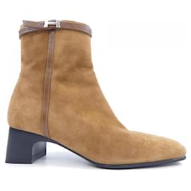 Stivaletti in pelle Chèvre Velours Hermès