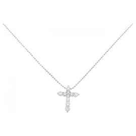 Autre Marque Collana in platino Pt900/Pt850 e diamante