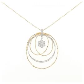 Autre Marque Collana Fiore in Diamanti Au750