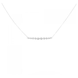 Autre Marque Collana in oro bianco Au750 e diamanti