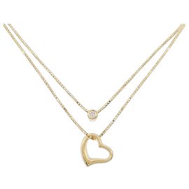 Autre Marque Collana Cuore di Diamante Au750