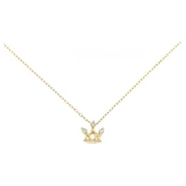 Autre Marque Au750 Crown Diamant Halskette