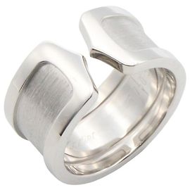 Anello C2 Wide Band di Cartier in oro bianco 18K