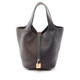 Hermès Borsa Hermes Picotin Lock PM Tricolor