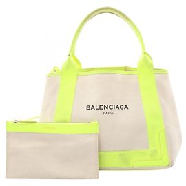 Balenciaga Navy Cabas S Tote Bag