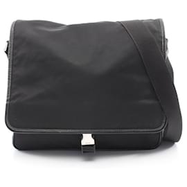 Borsa Messenger in Nylon Nero Prada