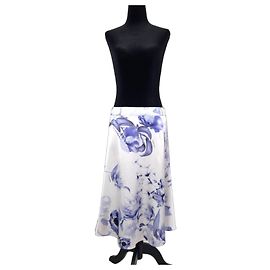 Falda Midi Floreada Roberto Cavalli