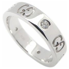 GUCCI Icon Ring aus 18K Weißgold