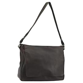 Borsa a Spalla PRADA in Pelle Marrone Argento bs35255