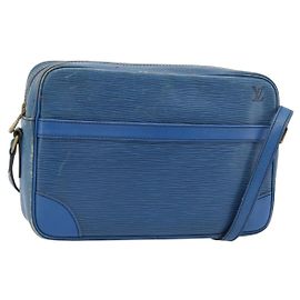 LOUIS VUITTON Epi Trocadero 27 Shoulder Bag Blue M52315 LV Auth 178883