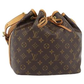 LOUIS VUITTON Monogram Petit Noe Shoulder Bag M42226 LV Auth 181855SAV