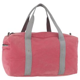 Borsa Boston PRADA in tela rosa argento Autentica 181809