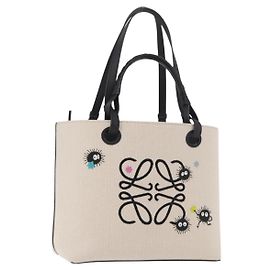 LOEWE LOEWE Studio Ghibli Susuwatari Spirited Away Borsa in tela Auth 167370SM
