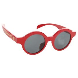 Gafas de sol LOUIS VUITTON colaboración Supreme de plástico Rojo Z0989E Auth 181672SM