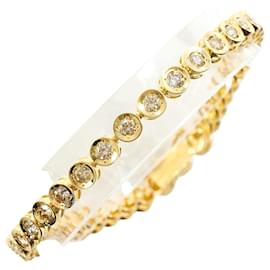Autre Marque Pulsera de charms en oro amarillo de 18K con diamantes