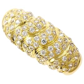 18K Gelbgold-Ring mit Zirkonia - Autre Marque