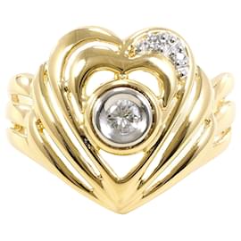 Ring aus PT900-Platin und 18K Gelbgold - Autre Marque