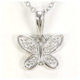 Autre Marque Collana in oro bianco 18K con diamante