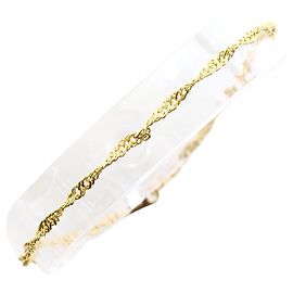 Autre Marque Bracciale con charm in oro giallo 18K