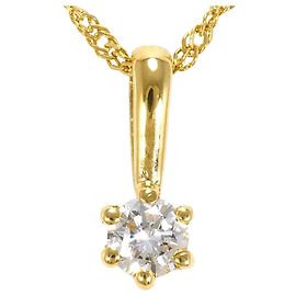 Autre Marque Collana in oro giallo 18K con diamante