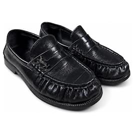 Mocassini Saint Laurent in pelle nera