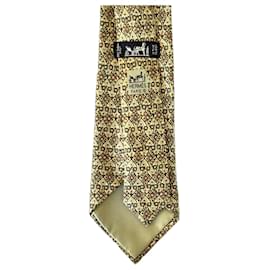 Hermès Printed Silk Tie